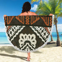 Bula Fiji Tapa Beach Blanket Fijian Masi Vintage Vibes - Polynesian Pride
