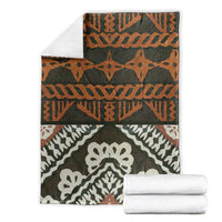 Bula Fiji Tapa Blanket Fijian Masi Vintage Vibes - Polynesian Pride