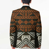 Bula Fiji Tapa Blazer Fijian Masi Vintage Vibes - Polynesian Pride