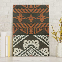 Bula Fiji Tapa Canvas Wall Art Fijian Masi Vintage Vibes - Polynesian Pride