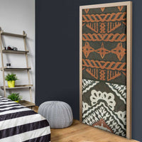 Bula Fiji Tapa Door Cover Fijian Masi Vintage Vibes - Polynesian Pride