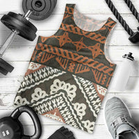 Bula Fiji Tapa Men Tank Top Fijian Masi Vintage Vibes - Polynesian Pride