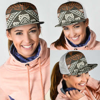 Bula Fiji Tapa Mesh Trucker Cap Fijian Masi Vintage Vibes - Polynesian Pride