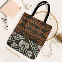 Bula Fiji Tapa Tote Bag Fijian Masi Vintage Vibes - Polynesian Pride