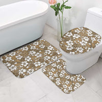 Kuvui Bula Fiji Bathroom Set Fijian Tapa Seamless Hibiscus - Polynesian Pride