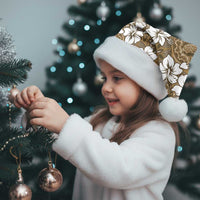 Kuvui Bula Fiji Christmas Santa Hat Fijian Tapa Seamless Hibiscus - Polynesian Pride