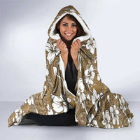 Kuvui Bula Fiji Hooded Blanket Fijian Tapa Seamless Hibiscus - Polynesian Pride