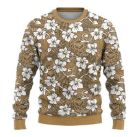 Kuvui Bula Fiji Ugly Christmas Sweater Fijian Tapa Seamless Hibiscus - Polynesian Pride