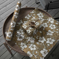 Kuvui Bula Fiji Wrapping Paper Fijian Tapa Seamless Hibiscus - Polynesian Pride