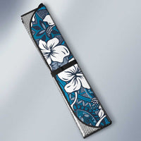 Karakarawa Bula Fiji Auto Sun Shade Fijian Tapa Seamless Hibiscus - Polynesian Pride