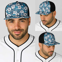 Karakarawa Bula Fiji Baseball Net Cap Fijian Tapa Seamless Hibiscus - Polynesian Pride