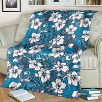 Karakarawa Bula Fiji Blanket Fijian Tapa Seamless Hibiscus - Polynesian Pride