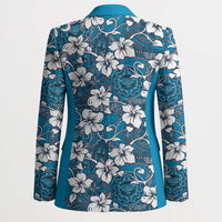 Karakarawa Bula Fiji Blazer Fijian Tapa Seamless Hibiscus - Polynesian Pride