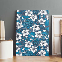 Karakarawa Bula Fiji Canvas Wall Art Fijian Tapa Seamless Hibiscus - Polynesian Pride
