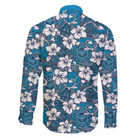 Karakarawa Bula Fiji Family Matching Off Shoulder Short Dress and Hawaiian Shirt Fijian Tapa Seamless Hibiscus - Polynesian Pride