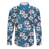 Karakarawa Bula Fiji Family Matching Tank Maxi Dress and Hawaiian Shirt Fijian Tapa Seamless Hibiscus - Polynesian Pride