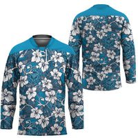 Karakarawa Bula Fiji Hockey Jersey Fijian Tapa Seamless Hibiscus - Polynesian Pride