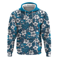 Karakarawa Bula Fiji Hoodie Fijian Tapa Seamless Hibiscus - Polynesian Pride