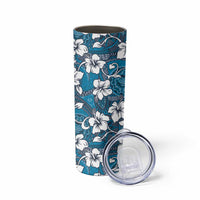Karakarawa Bula Fiji Skinny Tumbler Fijian Tapa Seamless Hibiscus - Polynesian Pride