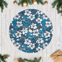 Karakarawa Bula Fiji Tree Skirt Fijian Tapa Seamless Hibiscus - Polynesian Pride