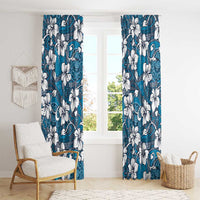 Karakarawa Bula Fiji Window Curtain Fijian Tapa Seamless Hibiscus - Polynesian Pride