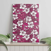 Piqi Bula Fiji Canvas Wall Art Fijian Tapa Seamless Hibiscus - Polynesian Pride