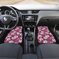 Piqi Bula Fiji Car Mats Fijian Tapa Seamless Hibiscus - Polynesian Pride