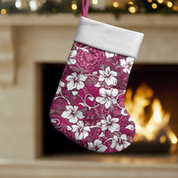 Piqi Bula Fiji Christmas Stocking Fijian Tapa Seamless Hibiscus - Polynesian Pride