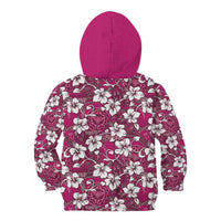 Piqi Bula Fiji Kid Hoodie Fijian Tapa Seamless Hibiscus LT14 - Polynesian Pride
