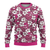 Piqi Bula Fiji Ugly Christmas Sweater Fijian Tapa Seamless Hibiscus - Polynesian Pride