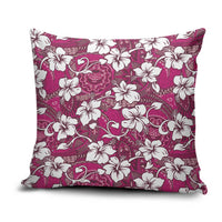 Piqi Bula Fiji Pillow Cover Fijian Tapa Seamless Hibiscus - Polynesian Pride