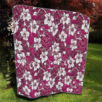 Piqi Bula Fiji Quilt Fijian Tapa Seamless Hibiscus - Polynesian Pride