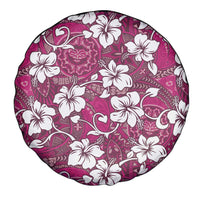 Piqi Bula Fiji Spare Tire Cover Fijian Tapa Seamless Hibiscus - Polynesian Pride