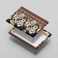 Bula Fiji Masi Canvas Wall Art Tapa Tropical Hibiscus Half Stylized - Polynesian Pride