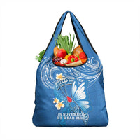 Polynesia Diabetes Awareness Month Grocery Bag In November We Wear Blue