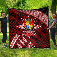 Malo e lelei Tonga Quilt Tongan Ngatu Pattern Red Version LT14 - Polynesian Pride