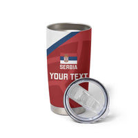 Custom Serbia Volleyball Tumbler Cup 2025 Go Champions