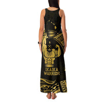 Gold Hawaii Ikaika Warrior Family Matching Tank Maxi Dress and Hawaiian Shirt Hawaiian Power
