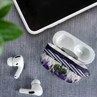 Purple Traditional Cloak Aotearoa AirPods Case Maori Paua Shell Korowai Pattern LT14 - Polynesian Pride