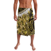 Yellow Traditional Cloak Aotearoa Lavalava Maori Paua Shell Korowai Pattern