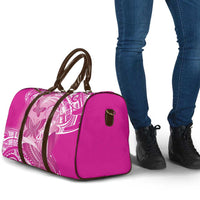 Polynesia Breast Cancer Awareness Travel Bag Think Pink Ribbon Polynesian Butterflies