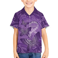 Personalised Polynesia Lupus Awareness Month Hawaiian Shirt Warrior Purple Ribbon Polynesian Butterflies LT14 - Polynesian Pride