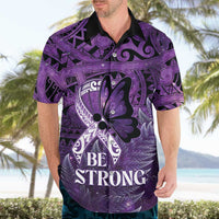 Lupus Awareness Month New Zealand Hawaiian Shirt Be Strong Warrior Maori Silver Fern
