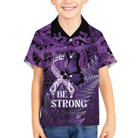 Lupus Awareness Month New Zealand Hawaiian Shirt Be Strong Warrior Maori Silver Fern