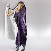 Lupus Awareness Month New Zealand Hooded Blanket Be Strong Warrior Maori Silver Fern