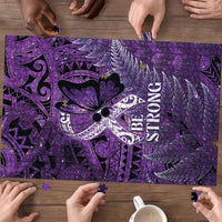 Lupus Awareness Month New Zealand Puzzle Be Strong Warrior Maori Silver Fern