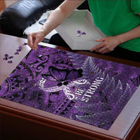 Lupus Awareness Month New Zealand Puzzle Be Strong Warrior Maori Silver Fern