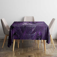 Lupus Awareness Month New Zealand Tablecloth Be Strong Warrior Maori Silver Fern