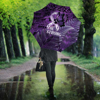Lupus Awareness Month New Zealand Umbrella Be Strong Warrior Maori Silver Fern