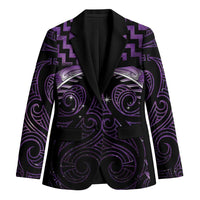 Purple Matariki New Zealand Blazer Maori Poutama Galaxy Vibes - Polynesian Pride